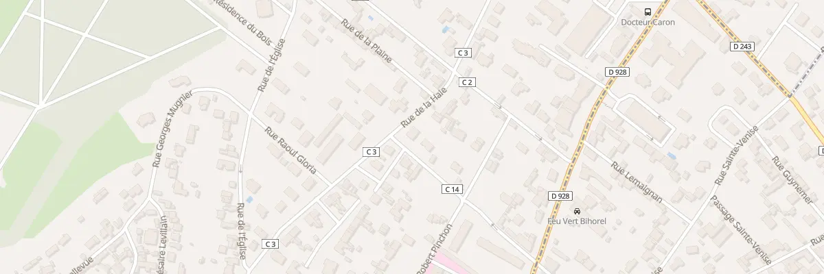 Plan du 250 Rue de la Haie à Bois-Guillaume