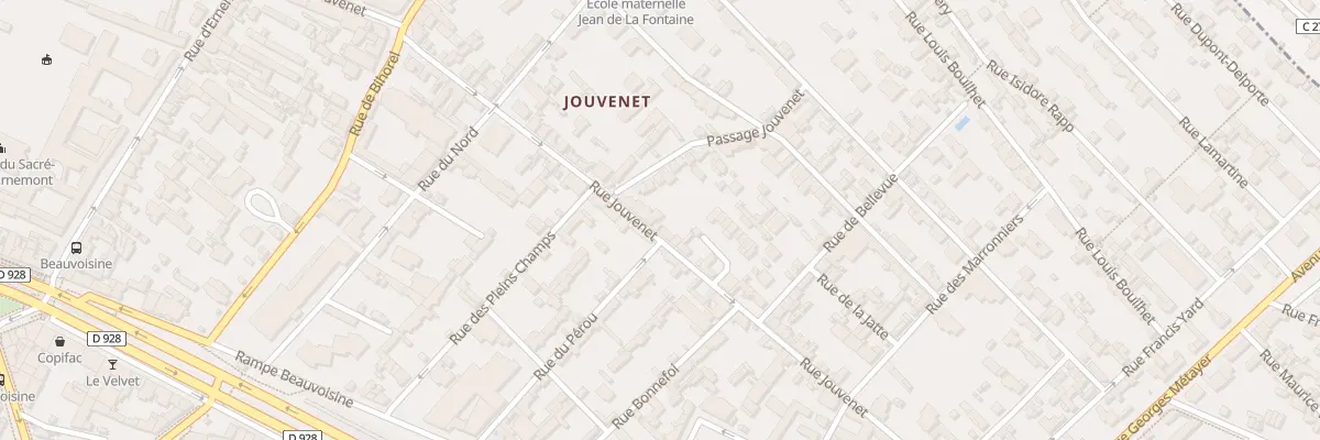Plan du 44 Rue Jouvenet à Rouen