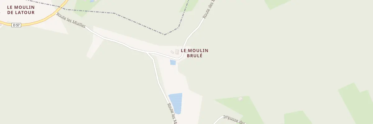 Plan du 4 Moulin Brule à Villefranche-du-Périgord