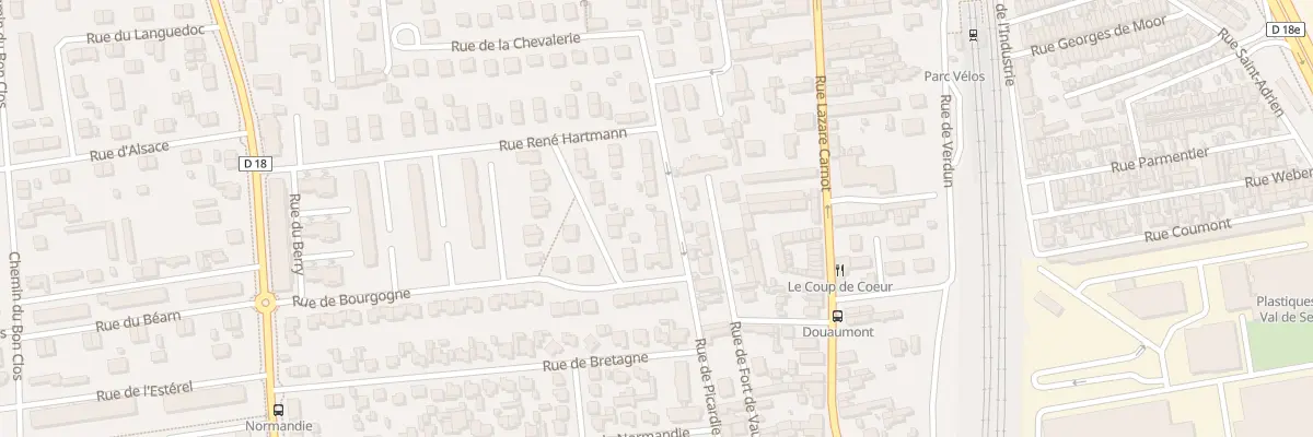 Plan du 15 Rue de Picardie à Saint-Étienne-du-Rouvray