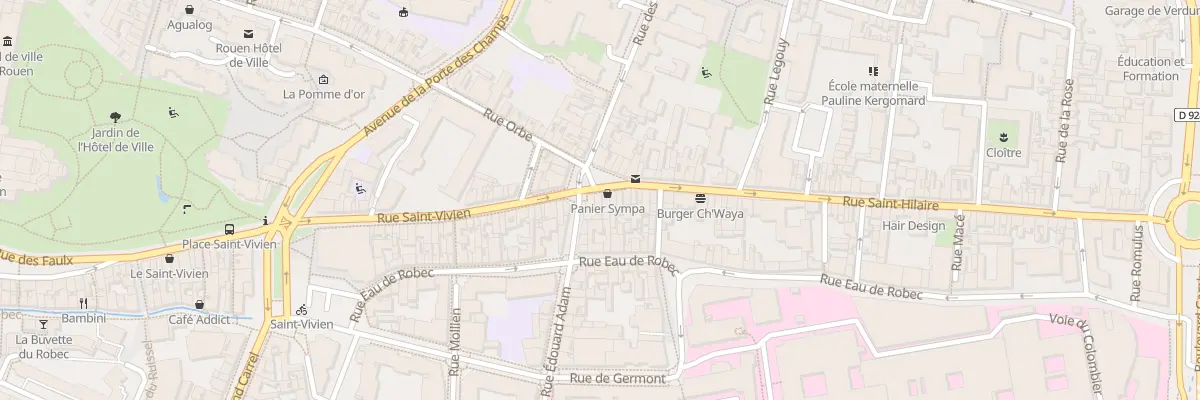 Plan du 155 Rue Saint Hilaire à Rouen