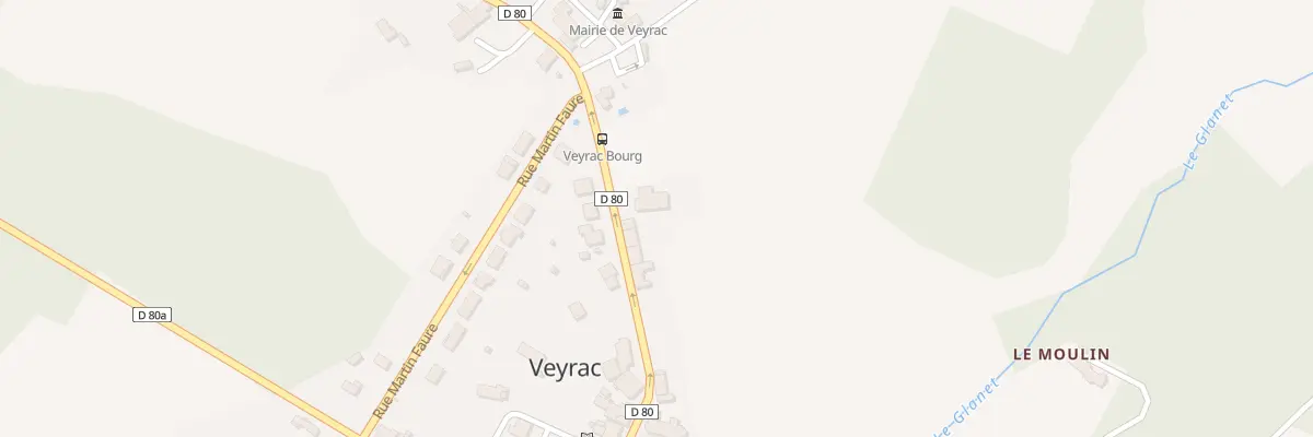 Plan du 7 Rue du Cheval Blanc à Veyrac