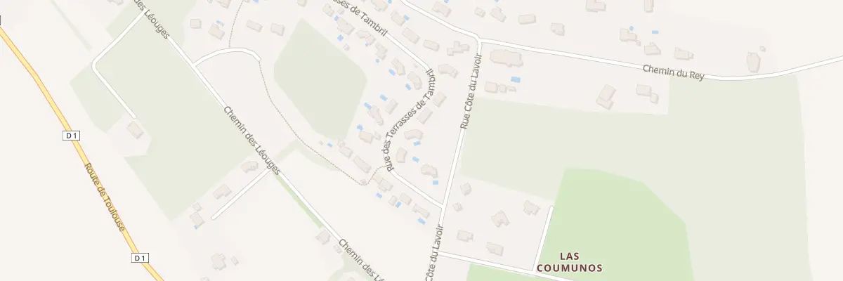 Plan du 383 Rue des Terrasses du Tambril au Grès