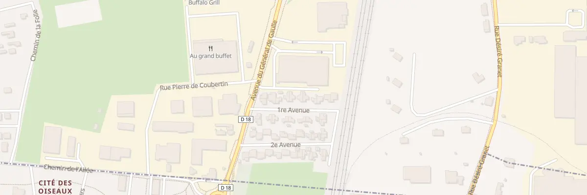 Plan du 11 Premiere Avenue à Saint-Étienne-du-Rouvray