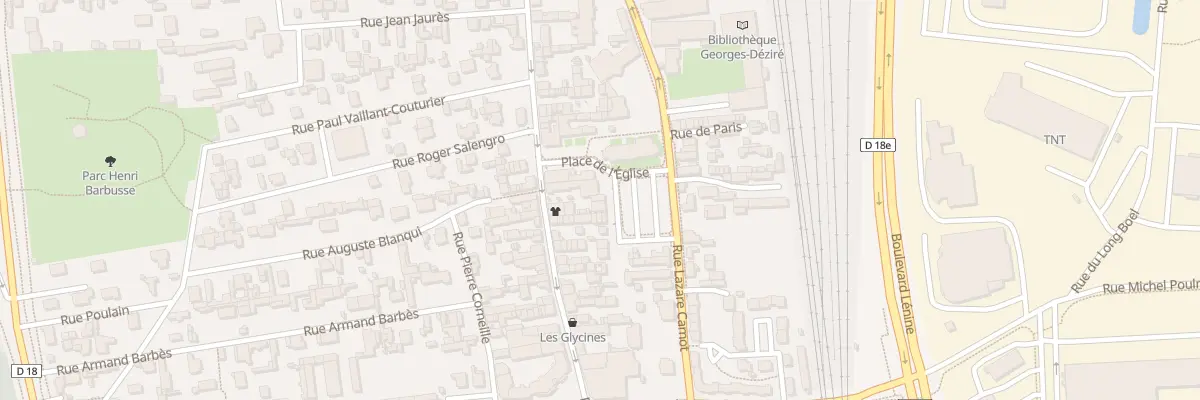 Plan du 7 Rue Gambetta à Saint-Étienne-du-Rouvray