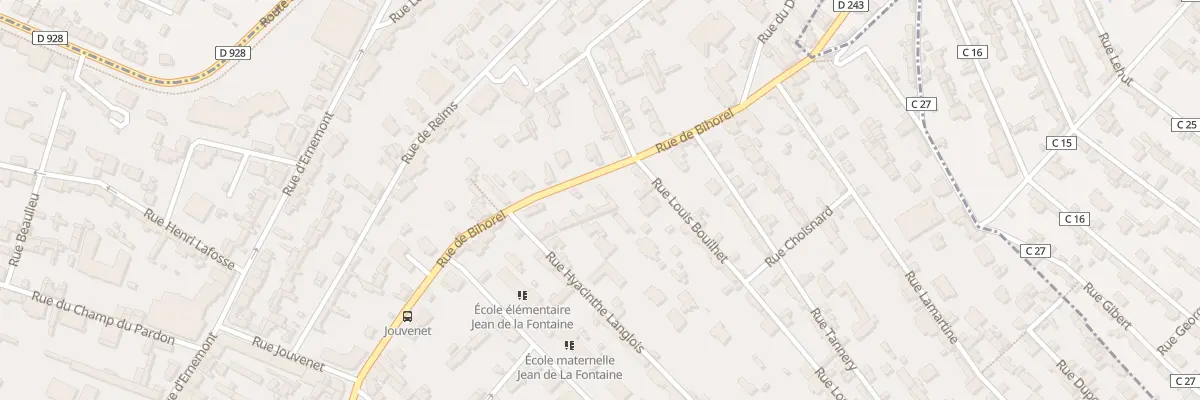 Plan du 58 Rue de Bihorel à Rouen