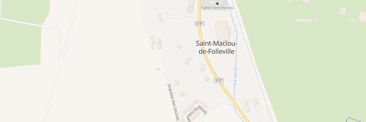 Plan du 421 Rte de la Gare à Saint-Maclou-de-Folleville