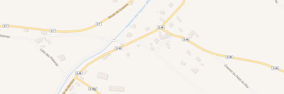 Plan du 401 Rte de Benque à Marignac-Lasclares