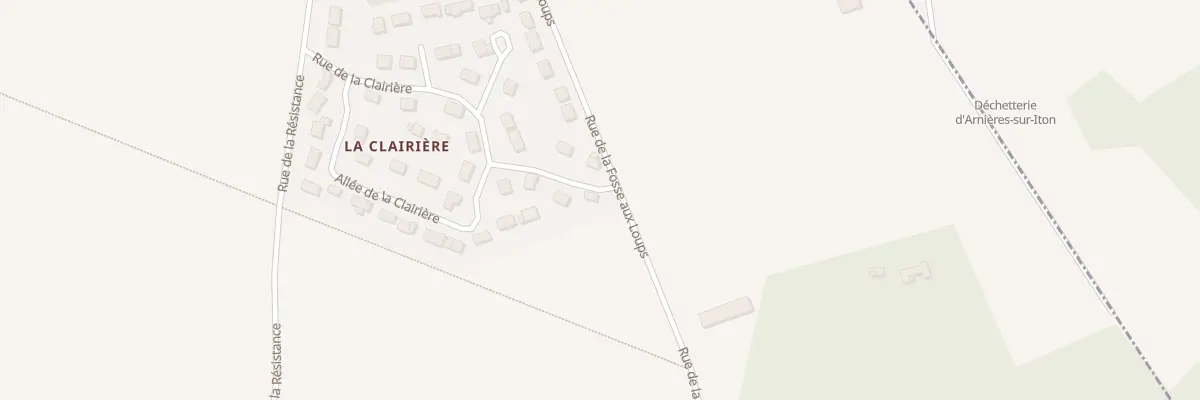 Plan du 20 Rue de la Clairiere aux Baux-Sainte-Croix