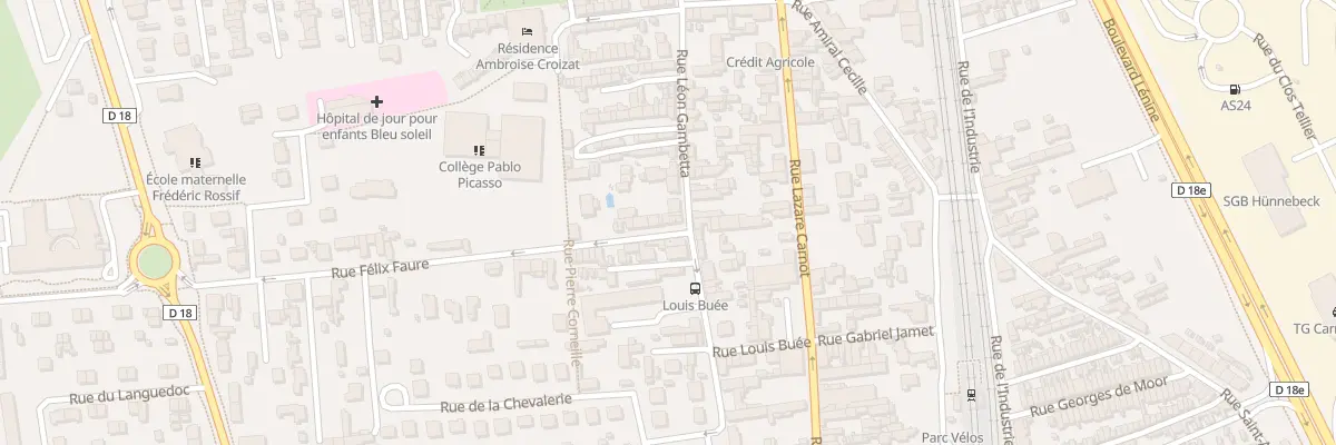Plan du 4 Rue Félix Faure à Saint-Étienne-du-Rouvray