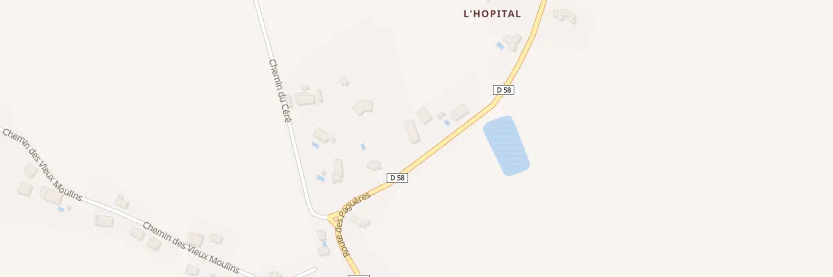 Plan du 301 Rte des Paguères à Sainte-Livrade