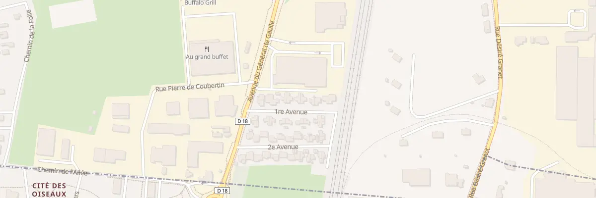 Plan du 13 Premiere Avenue à Saint-Étienne-du-Rouvray