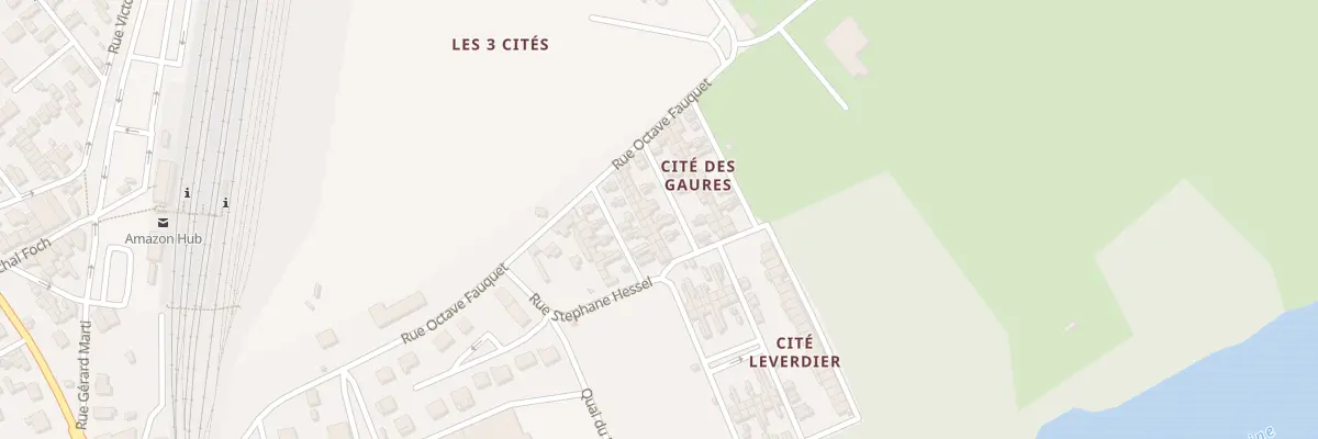 Plan du 33 Cite des Gaures à Oissel-sur-Seine