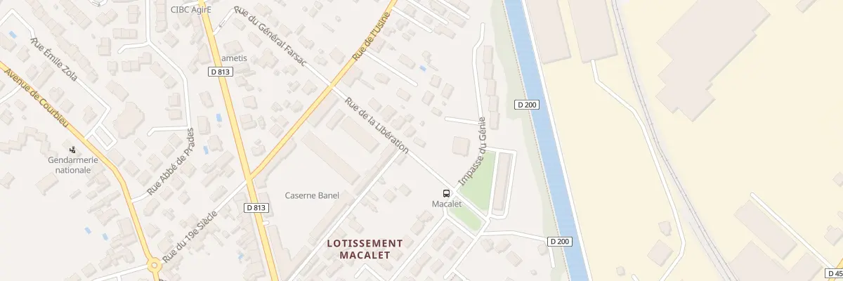 Plan du 9 Rue de la Libération à Castelsarrasin