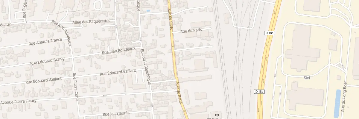 Plan du 255 Rue de Paris à Saint-Étienne-du-Rouvray