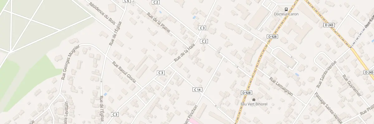 Plan du 266 Rue de la Haie à Bois-Guillaume
