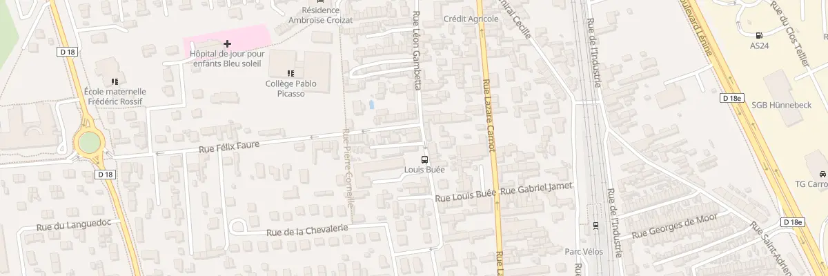 Plan du 302 Rue Gambetta à Saint-Étienne-du-Rouvray