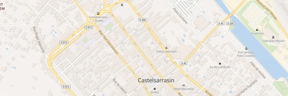 Plan du 20 Rue de la Fraternité à Castelsarrasin