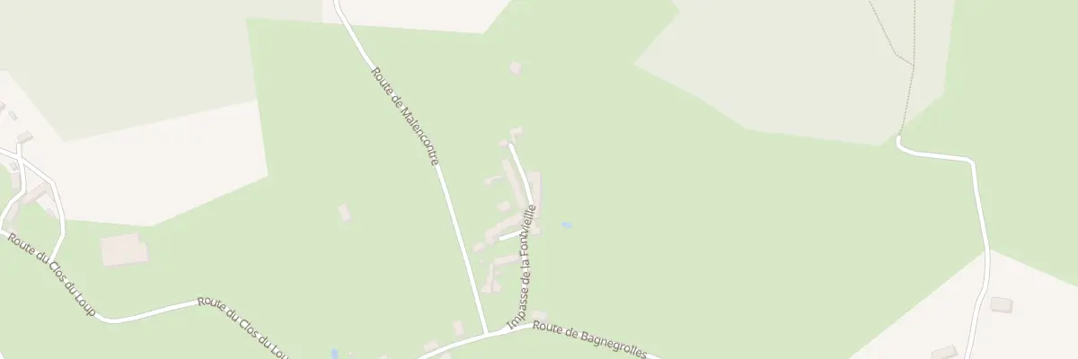 Plan du 4 Imp de la Fontvieille à Azerat