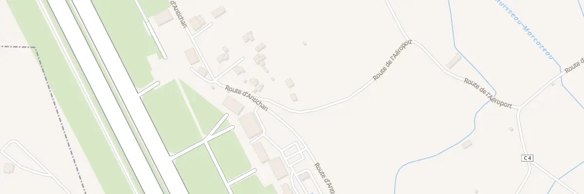 Plan du 5700 Lane d’Antichan à Lorp-Sentaraille