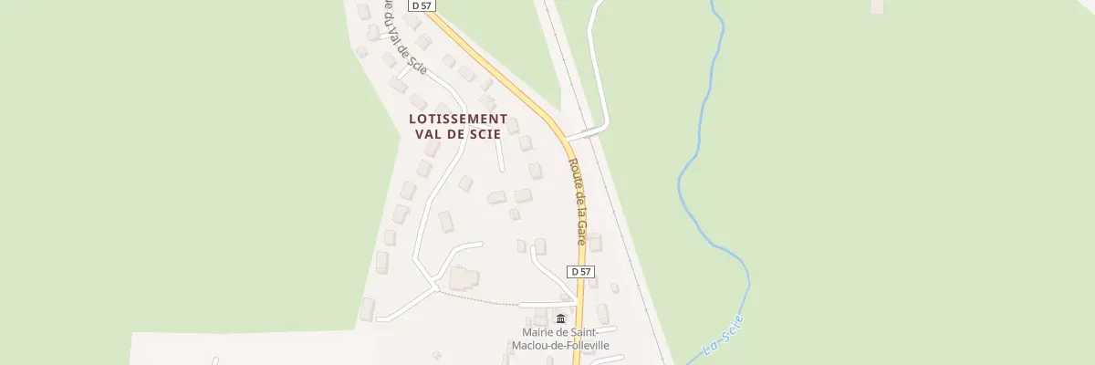 Plan du 5164 Le Bourg à Saint-Maclou-de-Folleville