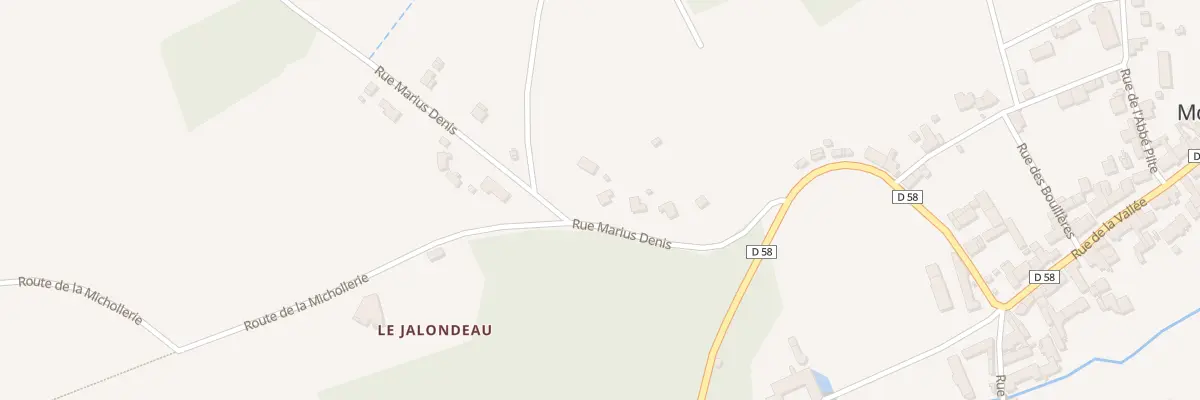 Plan du 14 Rue Marius Denis à Monteaux
