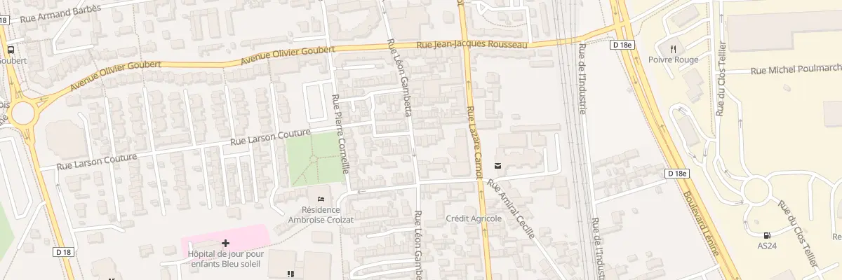 Plan du 145 Rue Gambetta à Saint-Étienne-du-Rouvray