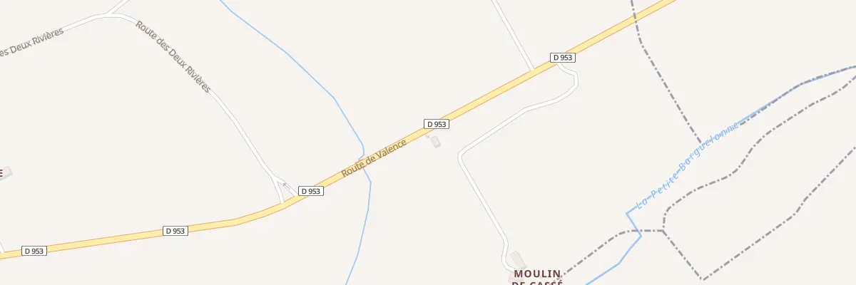 Plan du 2848 Rte de Valence à Montagudet