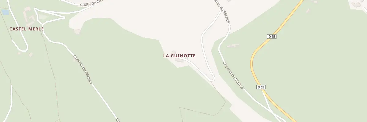 Plan du 330 Imp de la Guinotte à Sergeac