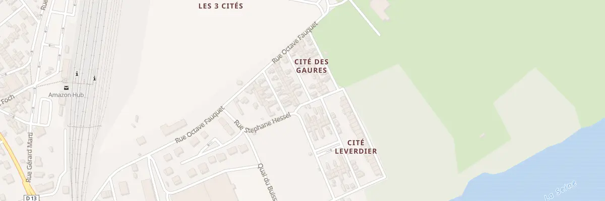 Plan du 41 Cite des Gaures à Oissel-sur-Seine
