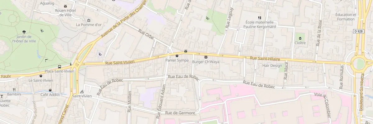 Plan du 143 Rue Saint Hilaire à Rouen
