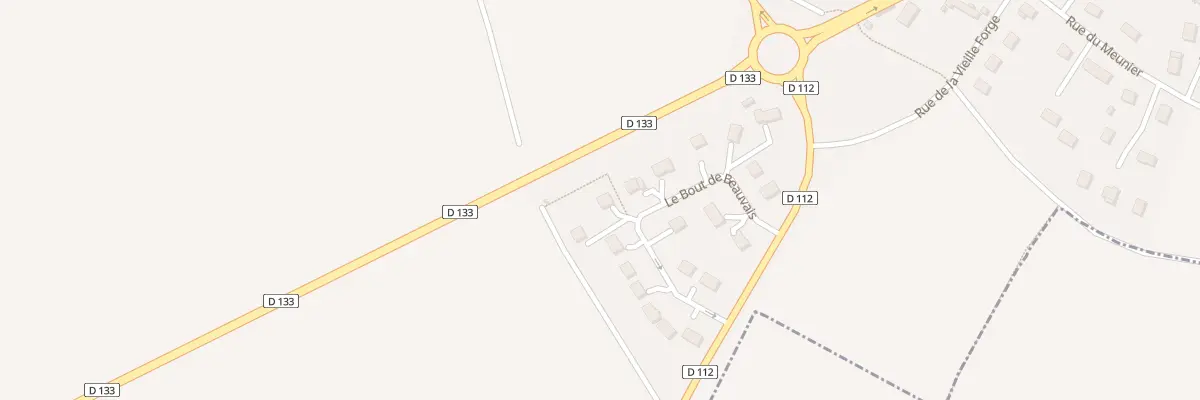 Plan du 8 Le Bout de Beauvais à Surville