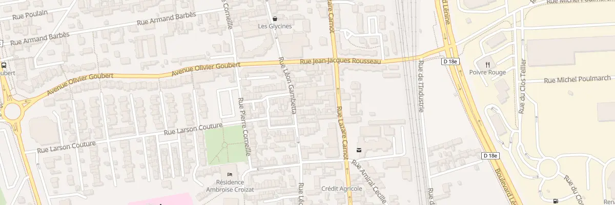 Plan du 119 Rue Gambetta à Saint-Étienne-du-Rouvray