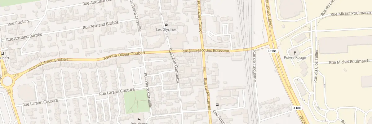 Plan du 105 Rue Gambetta à Saint-Étienne-du-Rouvray