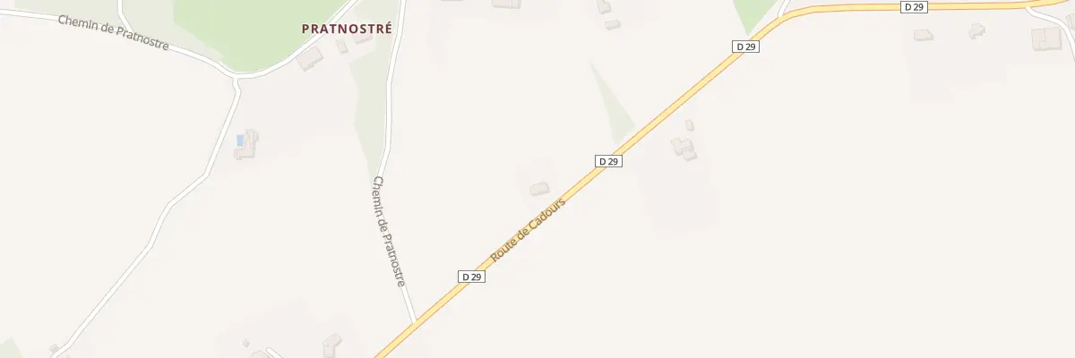 Plan du 9001 Rte de Cadours à Pelleport