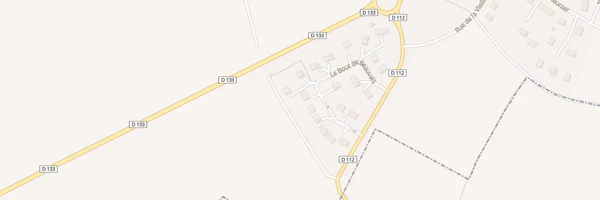 Plan du 6 Le Bout de Beauvais à Surville