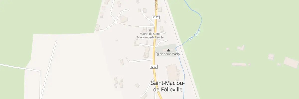 Plan du 5007 Le Bourg à Saint-Maclou-de-Folleville