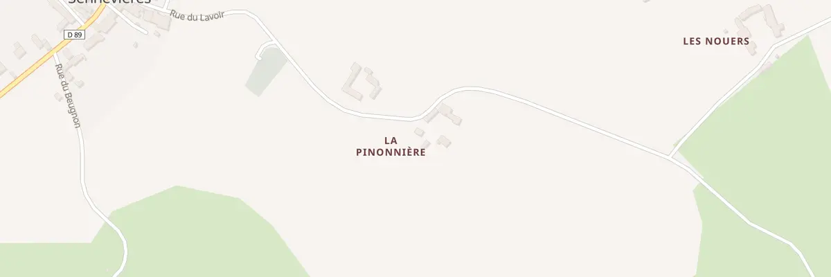 Plan du 2 La Pinonniere à Sennevières