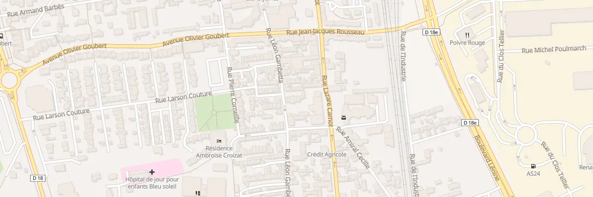 Plan du 141 Rue Gambetta à Saint-Étienne-du-Rouvray