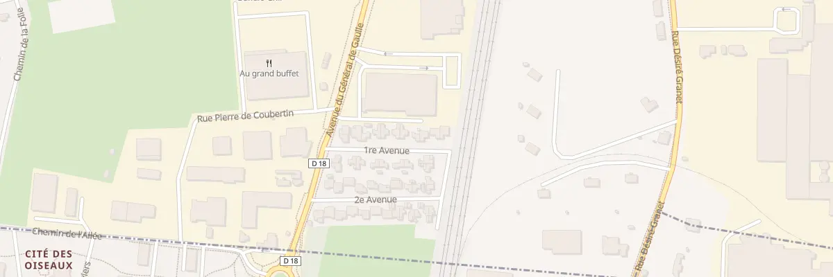Plan du 17 Premiere Avenue à Saint-Étienne-du-Rouvray