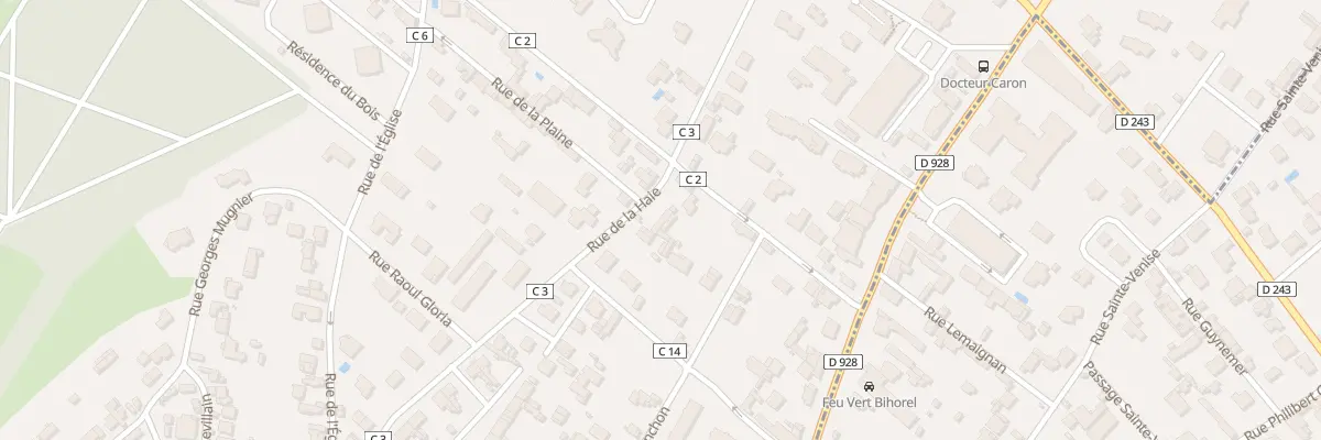 Plan du 294 Rue de la Haie à Bois-Guillaume