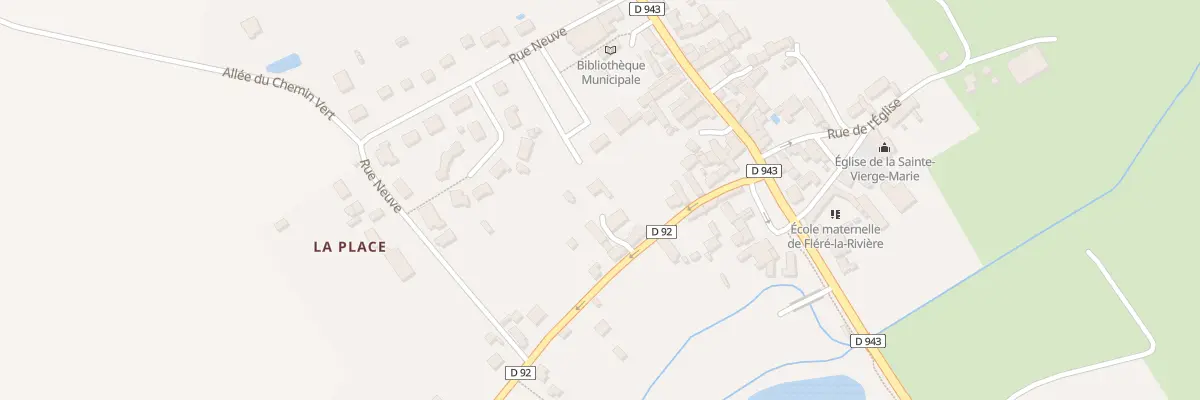 Plan du 5369 Le Bourg à Fléré-la-Rivière