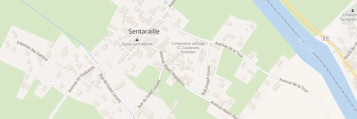 Plan de Imp de la Pte Reine à Lorp-Sentaraille
