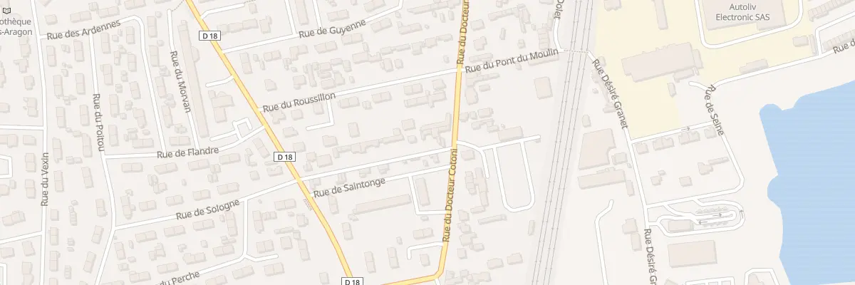 Plan du 38 Rue Docteur Cotoni à Saint-Étienne-du-Rouvray