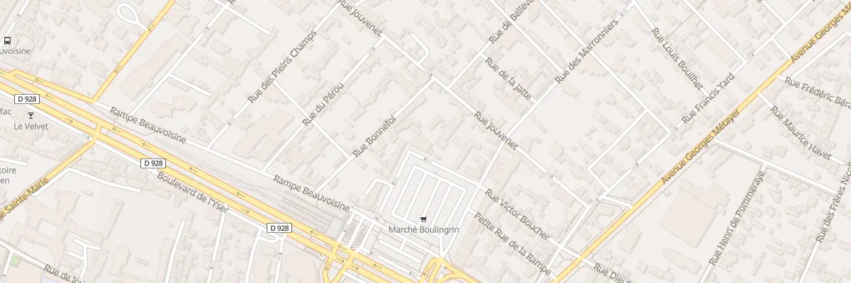 Plan du 11 Pl du Boulingrin à Rouen