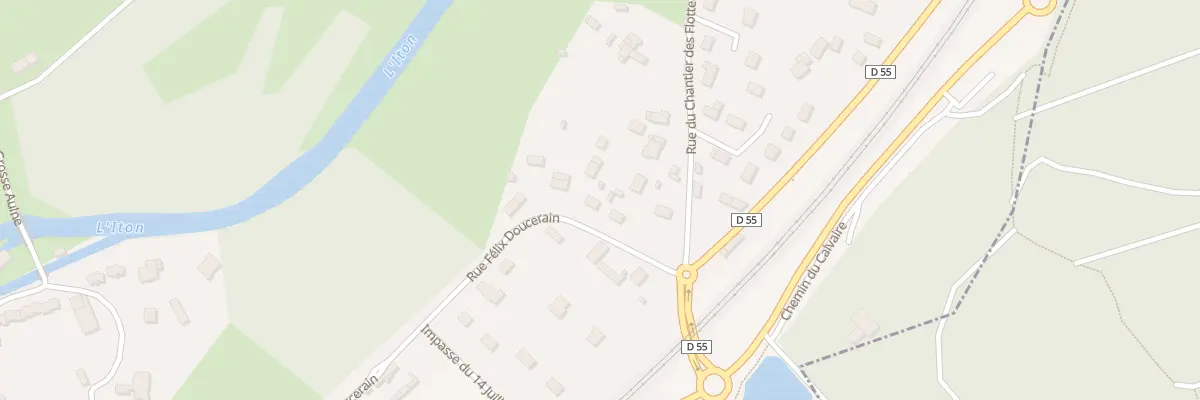 Plan du 12 Rue Félix Doucerain à Arnières-sur-Iton