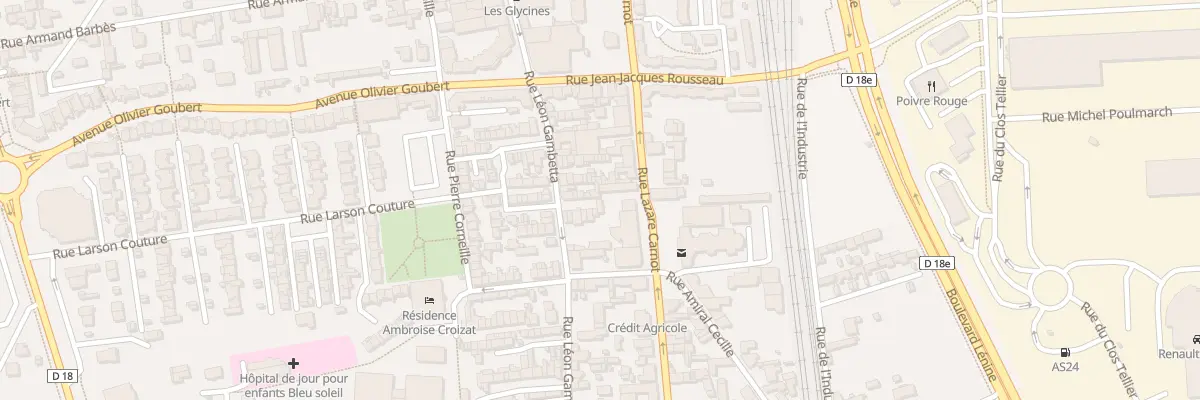 Plan du 137 Rue Gambetta à Saint-Étienne-du-Rouvray