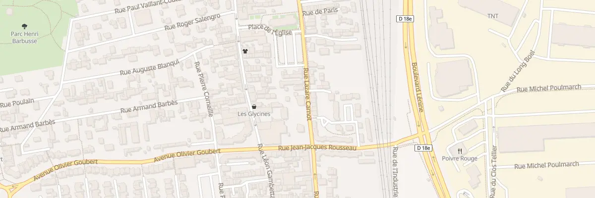 Plan du 10 Rue Lazare Carnot à Saint-Étienne-du-Rouvray