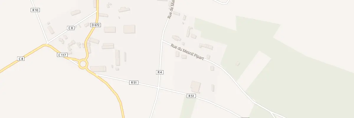 Plan du 1 Rue du Mesnil Pipart à Acon