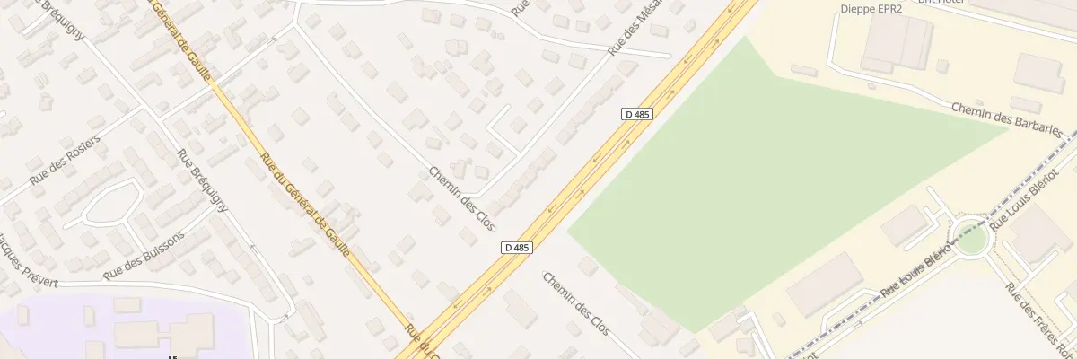 Plan du 51 Rue des Mésanges à Dieppe